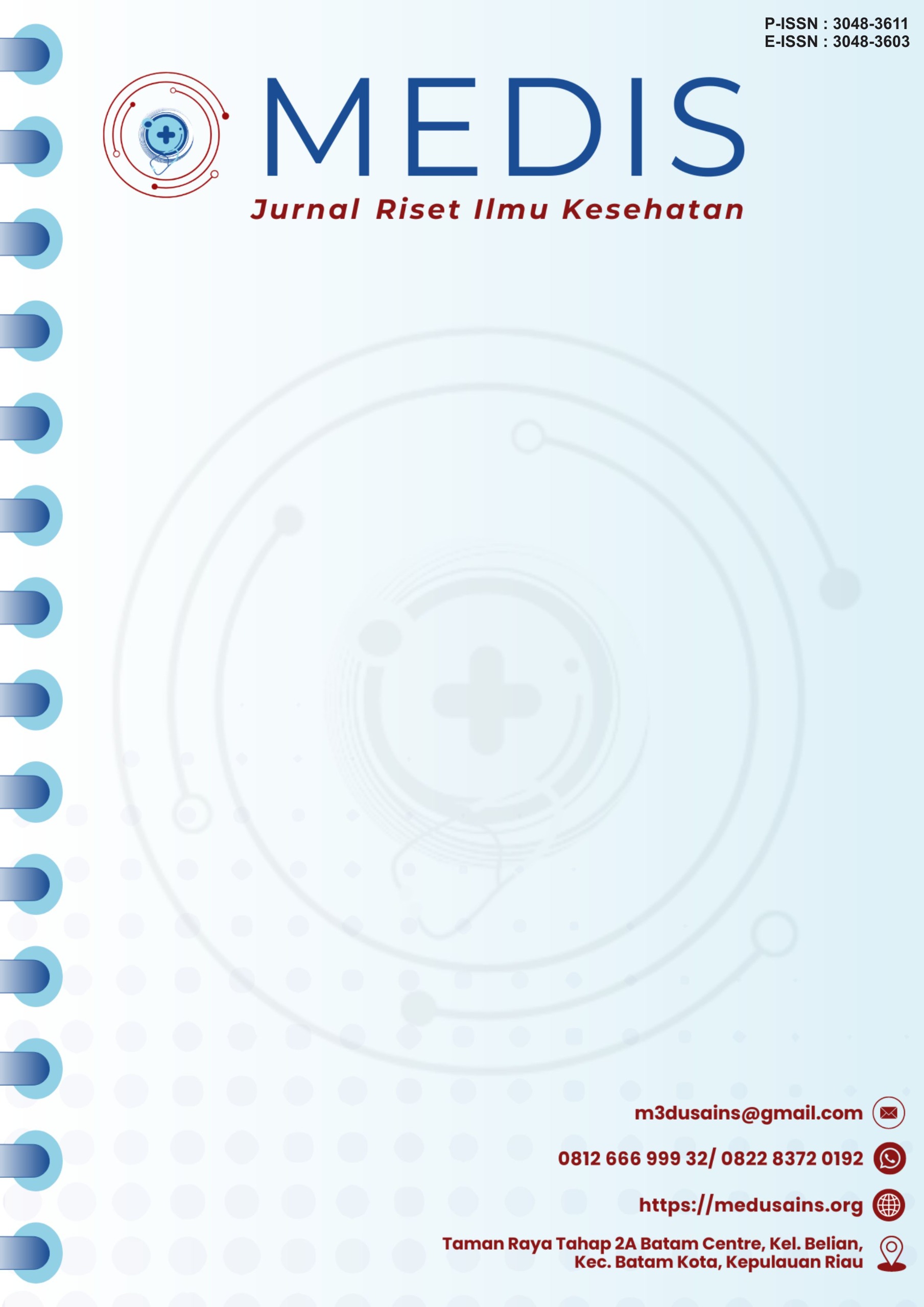 					View Vol. 1 No. 1 (2024): April : MEDIS: Jurnal Riset Ilmu Kesehatan 
				